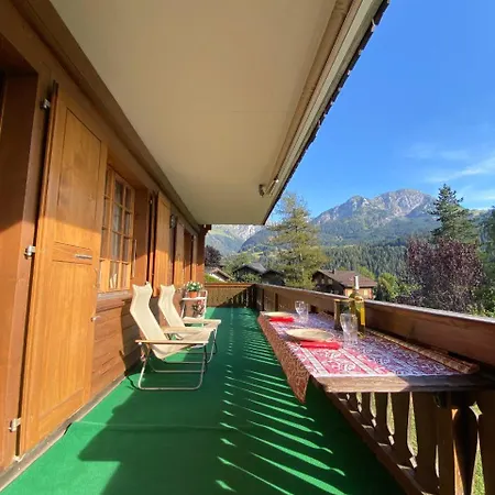 Charming With Great View Apartament Chateau-d'Oex