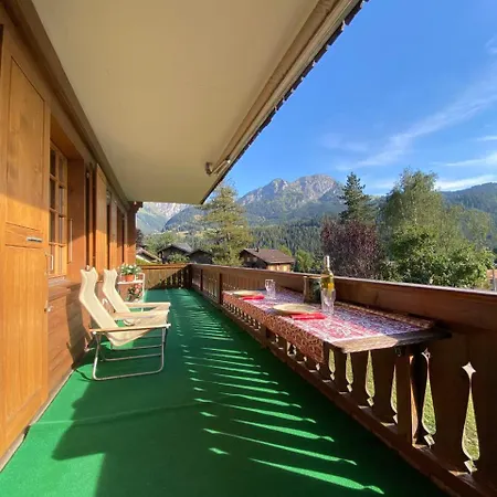 Charming With Great View Apartamento Château-d'Oex