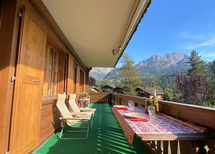 Charming With Great View Appartement Château-d'Œx